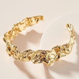 🩷AMBER SCEATS GOLD 24K BRACELET CUFF TRENDING PARTY BANGLE LUXURY